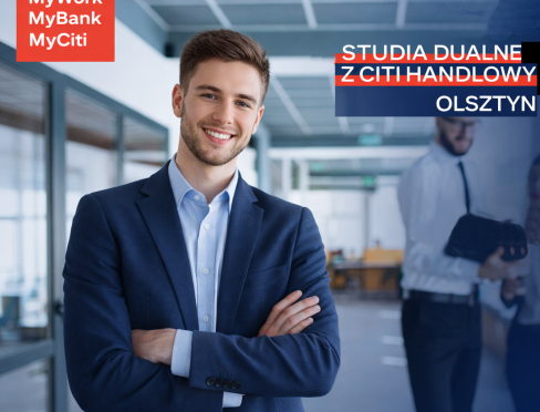 Plakat studia dualne z Citi Handlowym
