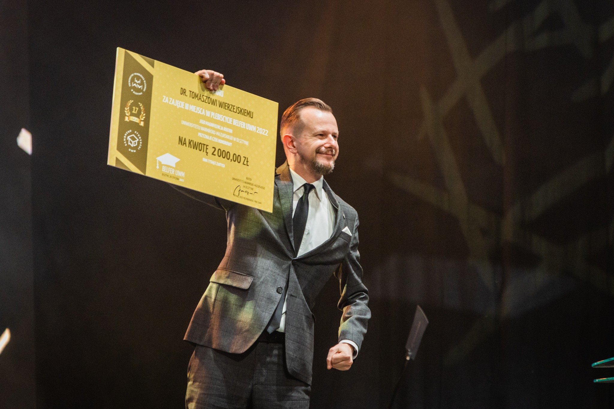 Laureat 3. miejsca - dr Tomasz Wierzejski